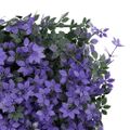 vidaXL Umelý plot z listov 6 ks fialový 40x60 cm