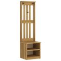 vidaXL Halový strom SANDNES 45x40x159,5 cm masívna borovica