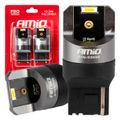 LED CANBUS PRO series 7440 W21W 2x1860SMD White 12/24V FULL CANBUS AMiO-03599