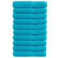 vidaXL Prémiové uteráky SOLUND 10 ks tyrksyové 100x200cm 600 g/m2