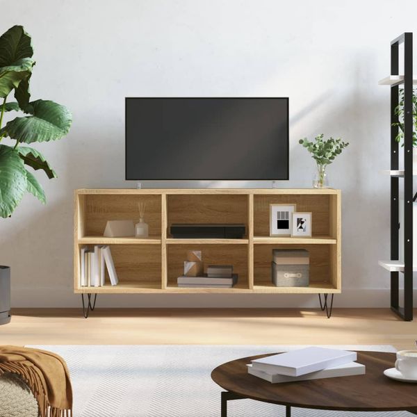 vidaXL TV skrinka dub sonoma 103,5x30x50 cm, kompozitné drevo