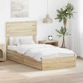 vidaXL Úložná posteľ Sonoma dub 90 x 190 cm Kompozitné drevo