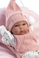 Llorens 63504 NEW BORN HOLČIČKA - realistická bábika bábätko s celovinylovým telom - 35 cm