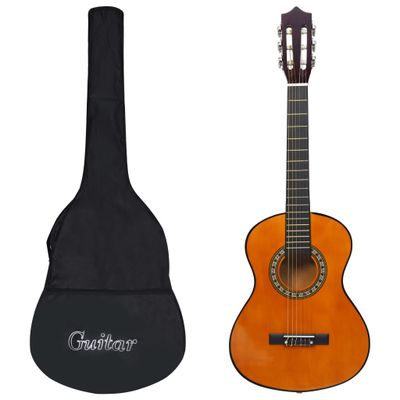 vidaXL Klasická gitara pre začiatočníkov a deti s taškou 1/2 34"