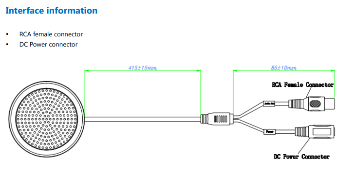 Dahua HAP120 audio modul