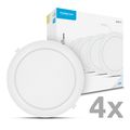 Modee LED Okrúhly LED panel - zapustený 24W 2640lm studená biela P4 (ML-LPRB6000K24WPN)