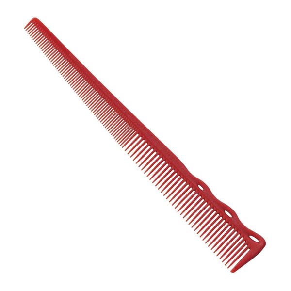 Zužujúci sa pánsky hrebeň trojuholník Y.S. PARK Barber comb YS-254 - červený