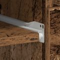 vidaXL Stôl Old Wood 90x45x76 cm Engineered Wood