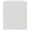 vidaXL TV skrinka biela 67x39x44 cm oceľ