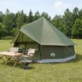 vidaXL Tipi stan 8-miestny Olivovo zelená Polyester a oceľ