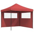 vidaXL Párty stan 292 x 292 x 315 cm Vínovo červená Oxfordská látka