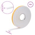 vidaXL Samolepiaca penová páska 10 ks Biela 15mm x 5m CR Pena