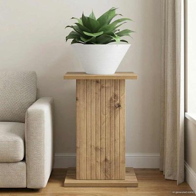 vidaXL Stojan na rastliny Dub artisan 30,5 x 30 x 43 cm