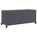 vidaXL TV skrinka antracit 100,5x39x43,5 cm oceľ