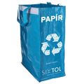 Tašky na triedený odpad SORT EASY 3 SLIM, 18x30x40 cm, 3 x 22 l, 3 ks SIXTOL