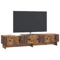 vidaXL TV skrinka 147 x 34,5 x 30 cm Staré drevo Kompozitné drevo
