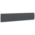 vidaXL Obrubník trávnika 10 ks 20 x 103 cm Antracitová
