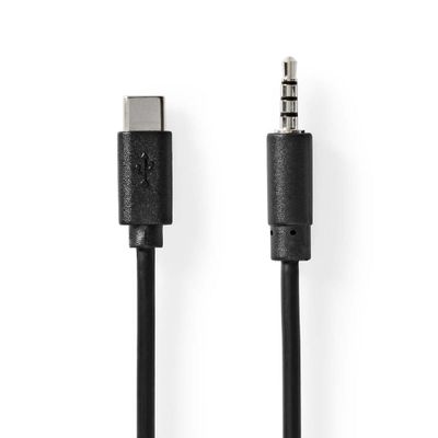 Kábel USB-C - Jack 3,5mm NEDIS CCGB65950BK10