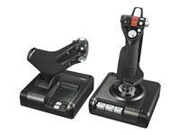 Joystick a plynový pedál - káblové - pre PC