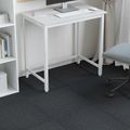 vidaXL Kobercová dlaždica Stredne šedá s pruhmi 50 x 50 cm 36 ks