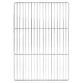 vidaXL Grilovacia mriežka 50 x 35 cm Nehrdzavejúca oceľ Strieborná