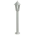 vidaXL Vonkajšia stojaca lampa strieborná 80 cm nehrdzavejúca oceľ