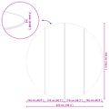 vidaXL Podložka pod bazén Ø 428 cm (1 mm) Okrúhly Netkaná textília