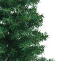 vidaXL Rohový umelý vianočný stromček zelený 120 cm PVC