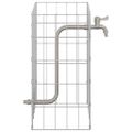 vidaXL Gabiónový faucet 4 ks Strieborná 25 x 25 x 50 cm