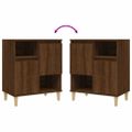 vidaXL Komoda hnedý dub 60x35x70 cm spracované drevo