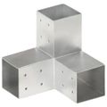 vidaXL Trámová spojka v tvare Y 81x81 mm pozinkovaný kov