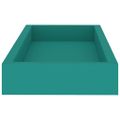vidaXL Terasové nástenné police 2 ks modré 40x15x4 cm MDF