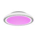 Modee LED okrúhle stropné svietidlo 24W RGB+3CCT 450mm, ventilátor, ovládač (ML-CLRGB-3CCT24W-F1W)