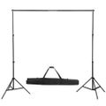 vidaXL Fotografické vybavenie: 3 zábleskové hlavy, statívy a softboxy