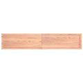 vidaXL Stolová doska bledohnedá 200x40x(2-4) cm ošetrený masívny dub