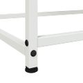 vidaXL Komoda biela 100,5x39x107 cm oceľ