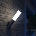 RVS nástenná vodotesná záhradná lampa s detektorom pohybu