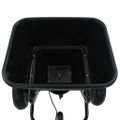 vidaXL Prívesný posypový vozík na soľ, PVC a oceľ 125x74x79 cm, 45 l