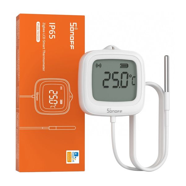 ZigBee LCD senzor teploty Sonoff SNZB-02LD (so sondou)