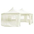 vidaXL | Záhradný stan | Krémová 6 x 4.5 x 3 m látka