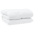 vidaXL Zimný prehoz 240 x 200 x 5 cm Zima Polyester Biela Priedušná