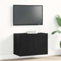 vidaXL TV skrinka, čierny dub, 60x30x41 cm, umelé drevo