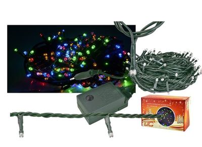 Vianočné osvetlenie-reťaz LTC LXLED105 200LED/20m, studená biela, vnútorná
