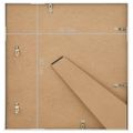 vidaXL Fotorámiky na stôl, koláž 5 ks, biele 20x20 cm, MDF
