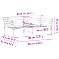 vidaXL Denná posteľ s matracom biela 80x200 cm masívna borovica