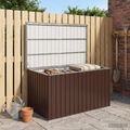 vidaXL Záhradný úložný box hnedý 171x99x93 cm