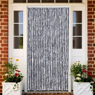 vidaXL Záves proti hmyzu strieborný 100x200 cm ženilka