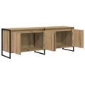 vidaXL TV skrinka 140 x 36 x 49.5 cm Remeselnícky dub Kompozitné drevo