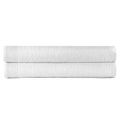 vidaXL Sprchové uteráky 2 ks biele 70x140 cm bavlnené 450 g/m2