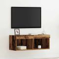 vidaXL Zostava TV skriniek 80 x 30 x 30 cm Staré drevo